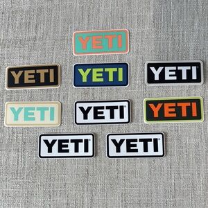 Yeti Multicolor Logo Sticker Collection